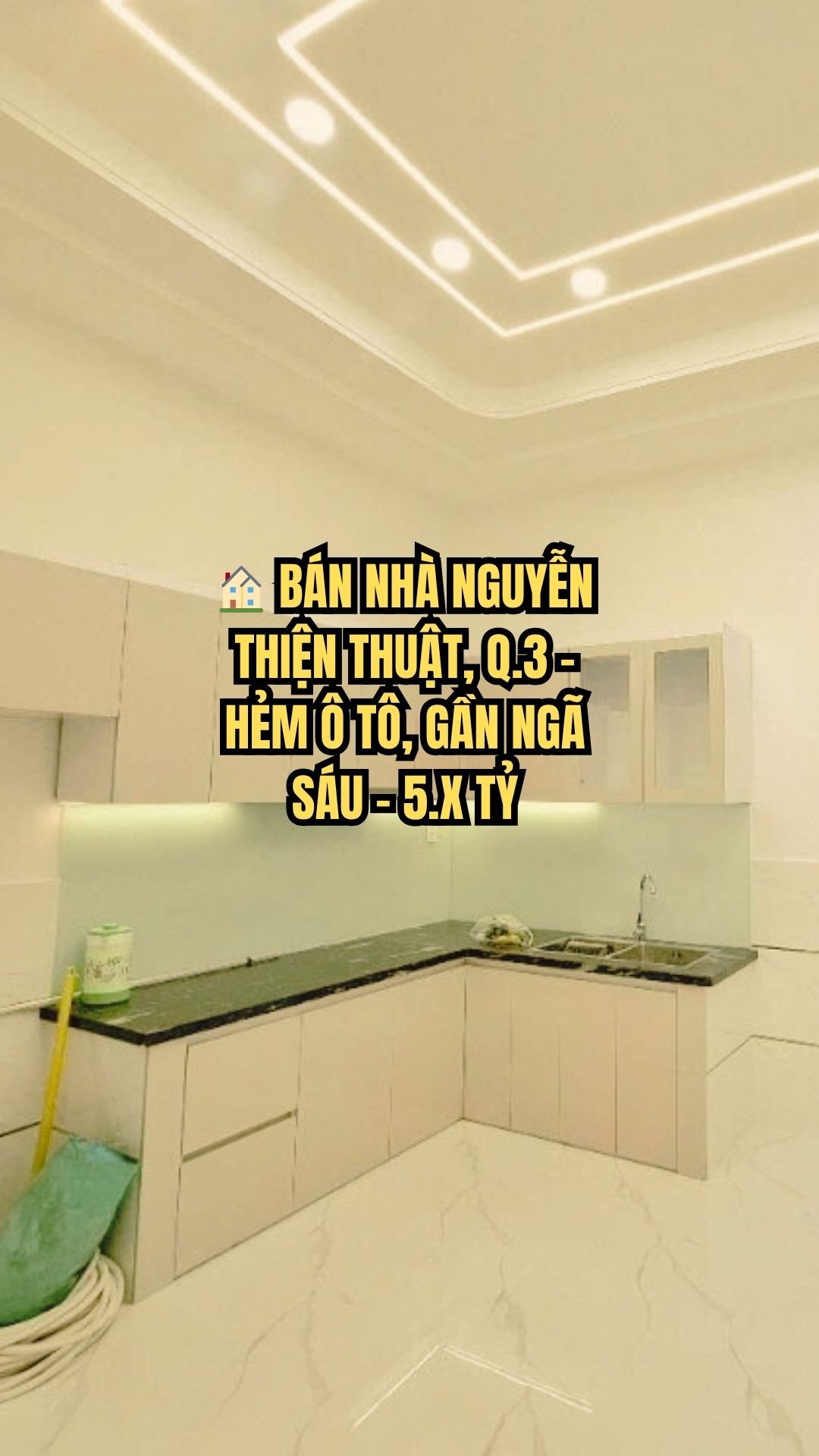 🏠 BÁN NHÀ NGUYỄN THIỆN THUẬT, Q.3 - HẺM Ô TÔ, GẦN NGÃ SÁU - 5.63 TỶ